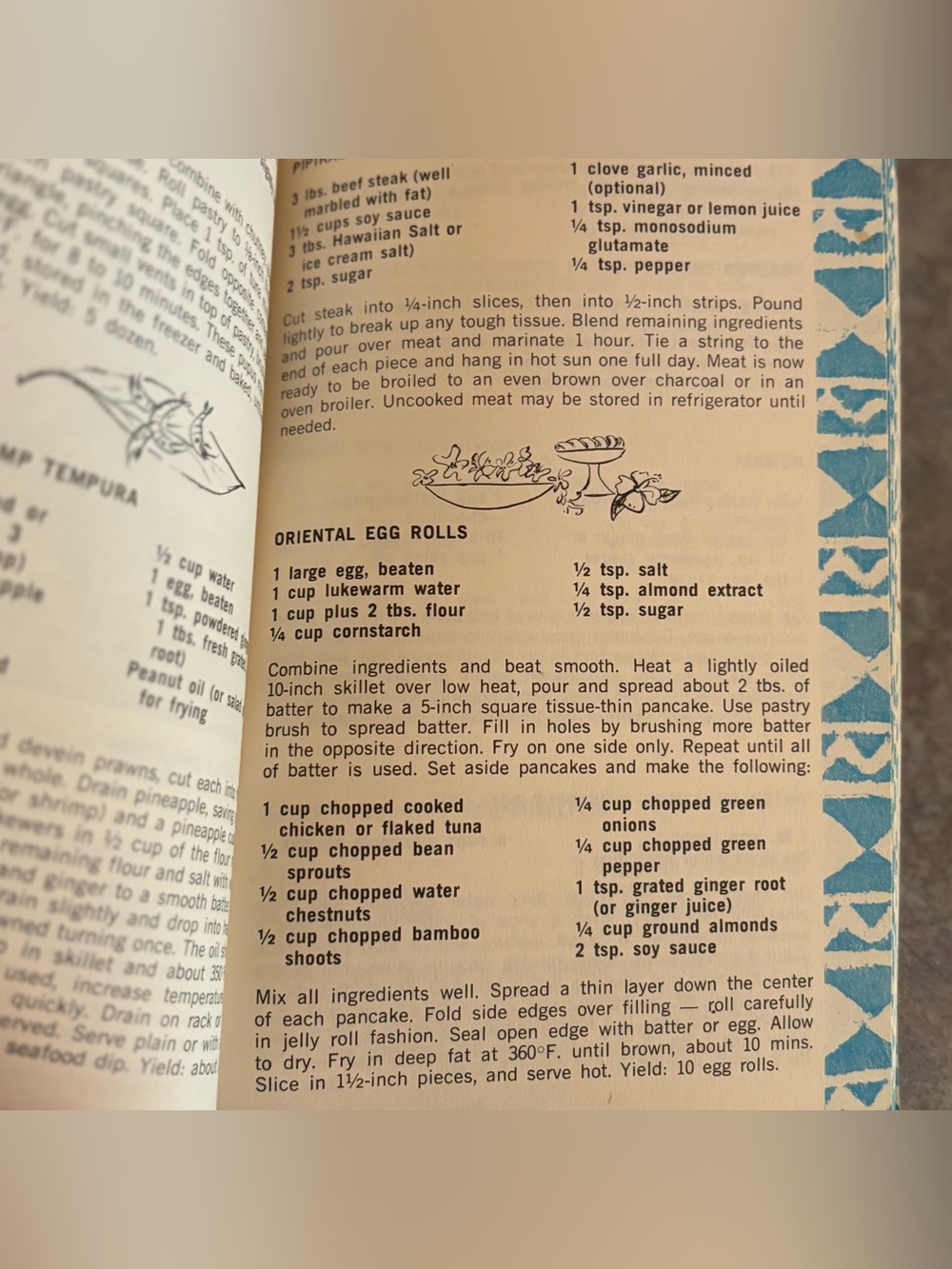 70's "The Pacifica House Hawaii Cook Book" - Traditional Hawaii Recipes and Luau - Picture 10 of 15